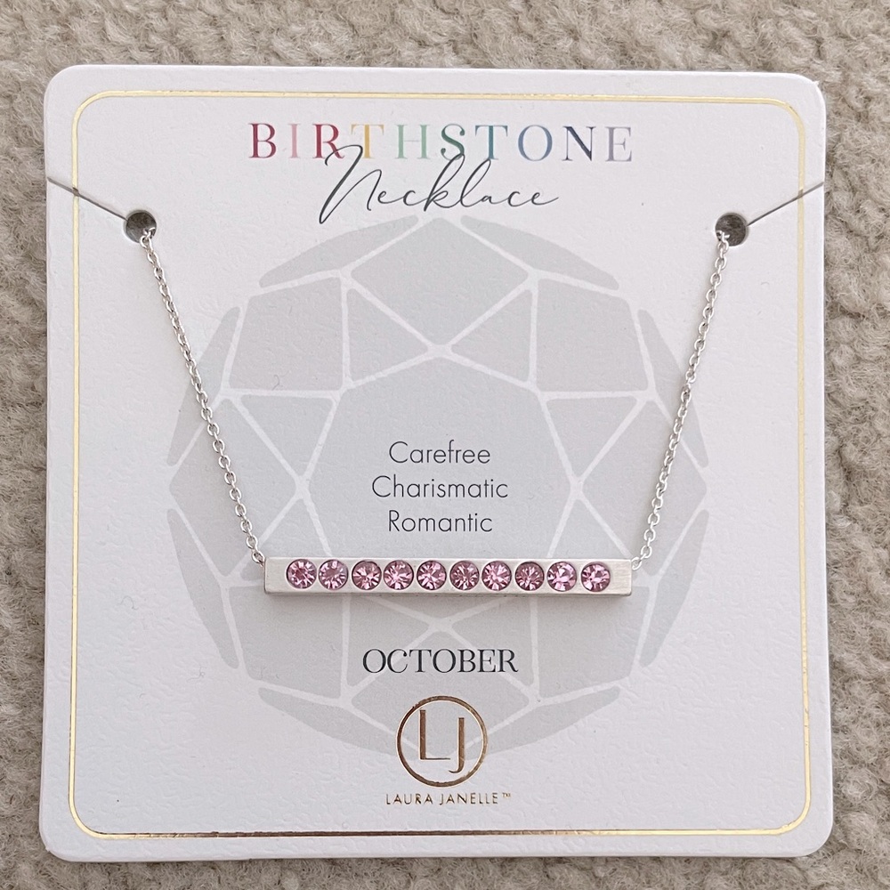 Laura Janelle October Birthstone Necklace